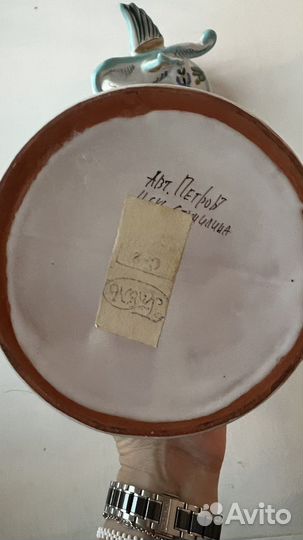 Гжель майолика супница