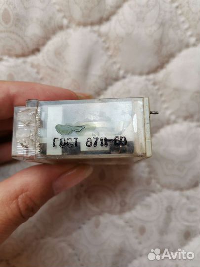 Советские конденсаторы, амперметр, кнопка