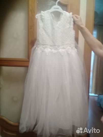 Новогоднее платье для девочки 134,136