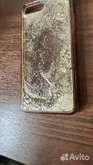 Чехол guess золотой на iPhone 7 8 plus