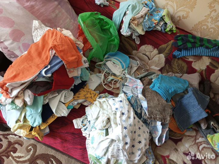 Детские вещи пакетом на мальчика от 0 до двух лет