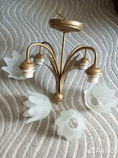 Люстра потолочная бу