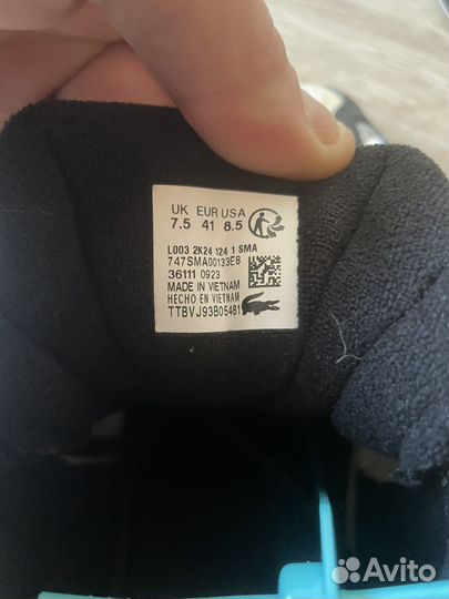 Кроссовки lacoste