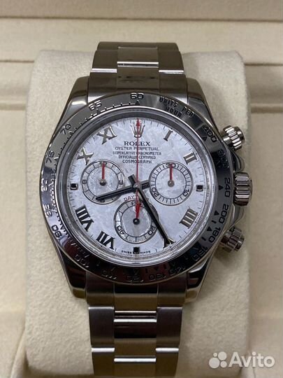 Часы Rolex Daytona 40mm White gold meteorite dial