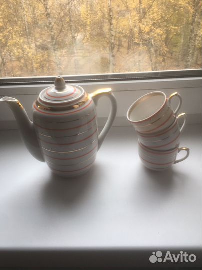 Сервиз кофейный радио волны