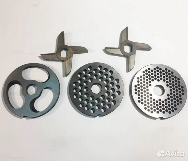Набор решеток и ножей для мясорубки №822 мим-80