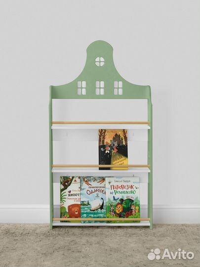 Стеллаж детский для книг 