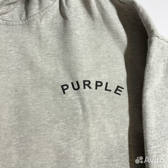 Худи Purple Brand Gray (drip 2025)