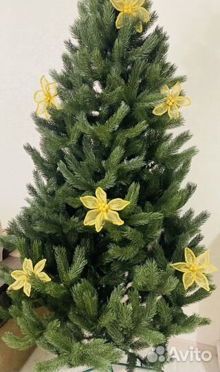Набор цветов на ёлку