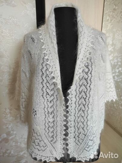 Пуховый платок косынка