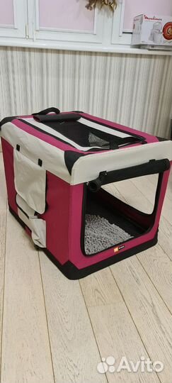 Переноска Ferplast 70x52x52см складная