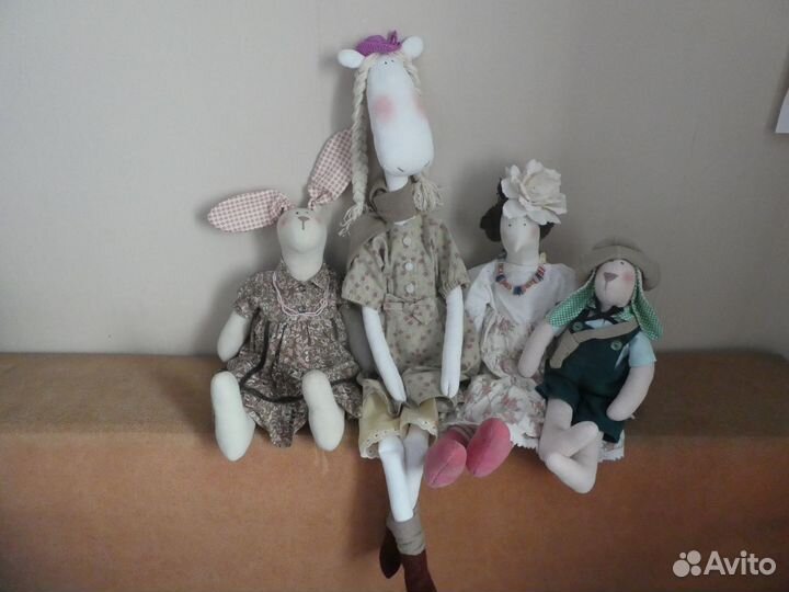 Интерьерные куклы тильды
