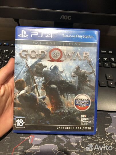 God of war 2018 Day one edition Sony ps 4 ps 5