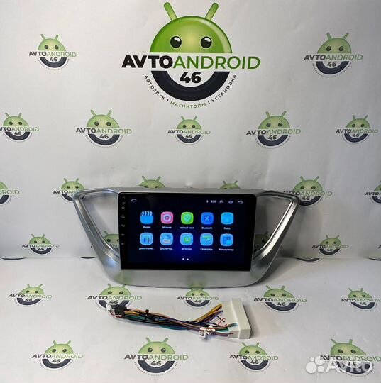 Магнитола на Hyundai Solaris/ камера подарок