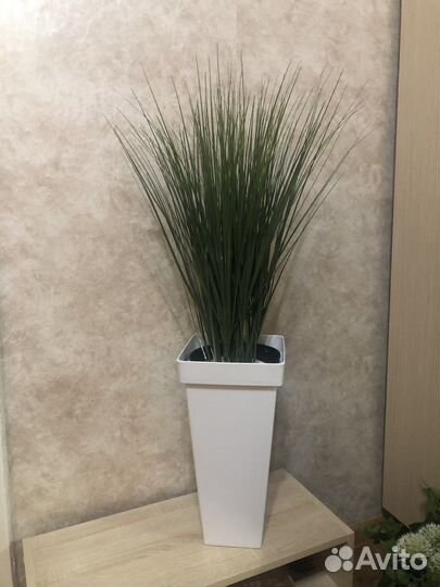 Искусственные растения, осока с метелками и без