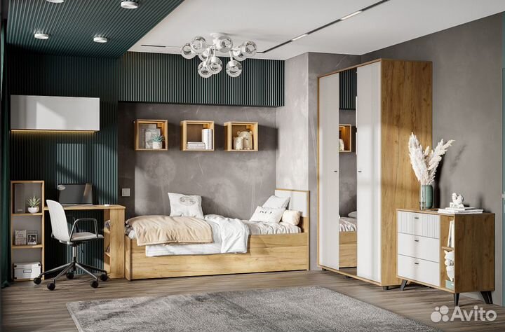 Мебель в детскую 10 в 1. Цена за всё на фото: