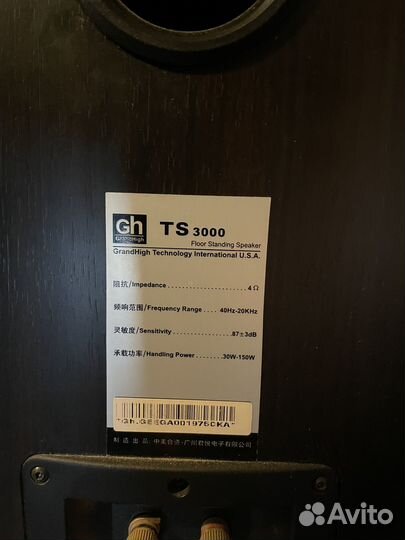 Колонки GrandHigh TS3000