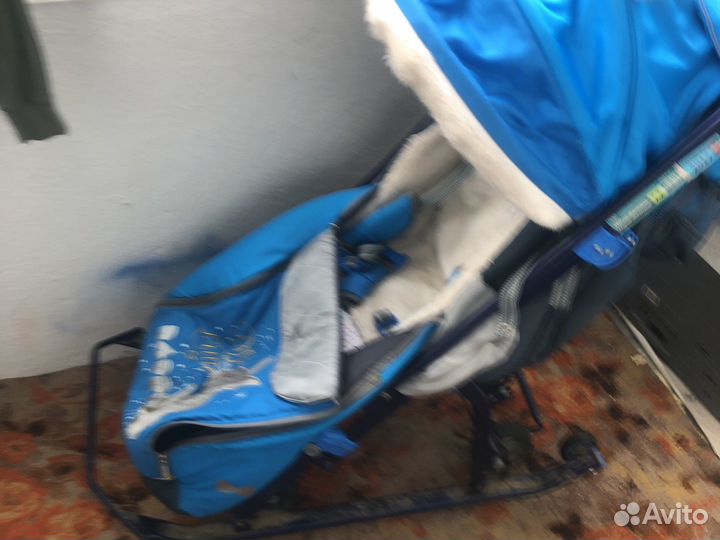 Детские санки коляска