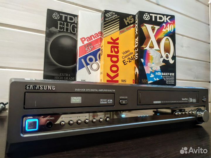 DVD S-VHS HiFi Ресивер 6Head Tuner Amplifier Samsu