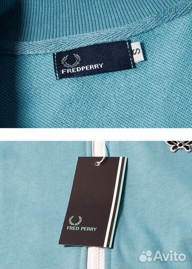 Fred perry олимпийка (голуб.)