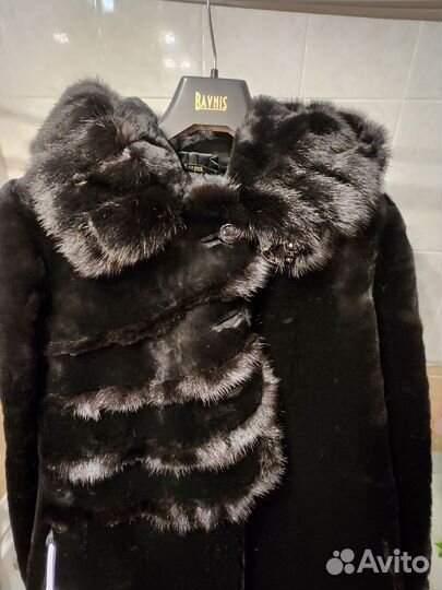 Шуба женская натуральная 52 54 Мутон, норка,кожа