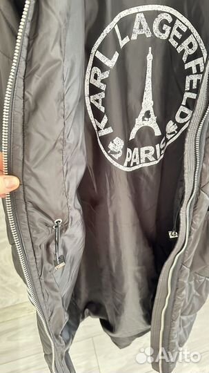 Пуховик женский Karl lagerfeld размер L