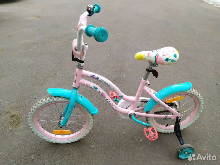 Детский велосипед для девочки 16'