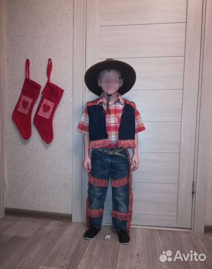 Новогодний костюм ковбоя для мальчика