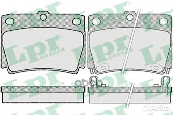 Комплект тормозных колодок 05P1029 05P1029 Lpr