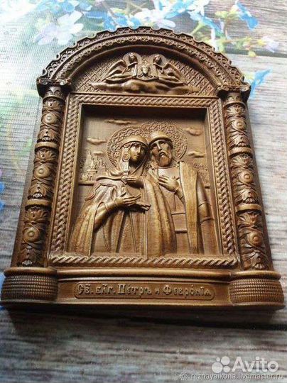 Икона Святые Пётр и Феврония