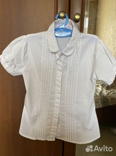 Рубашка школьная для девочки 122
