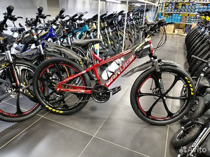 Велосипед взрослый на литых дисках