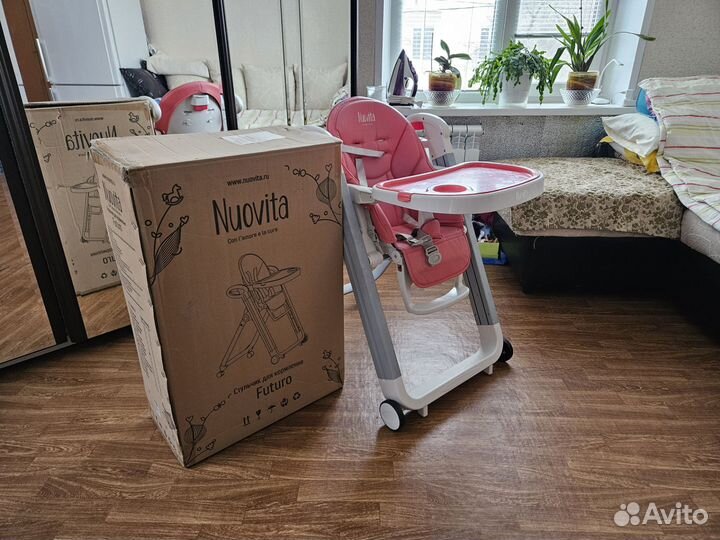 Стульчик для кормления Nuovita Futuro Bianco