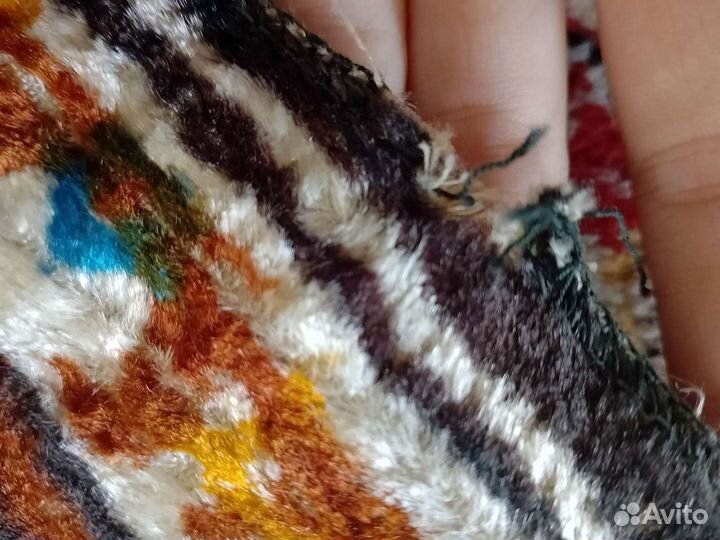 Покрывало ковер плюшевый СССР с оленями