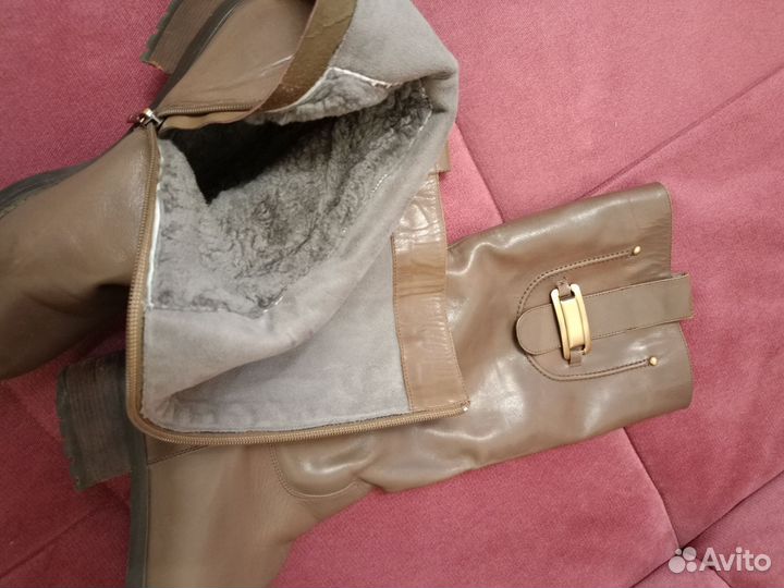 Сапоги женские натуральная кожа 40 размер