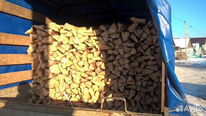 Дрова березовые с доставкой и разгрузкой 35 см