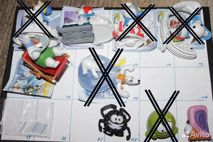 Игрушки из шоколадных яиц, ч.3