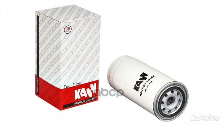 Фильтр масляный iveco K007.01.10404 kann