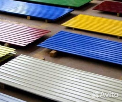 Профнастил С8 окрашеный, м2