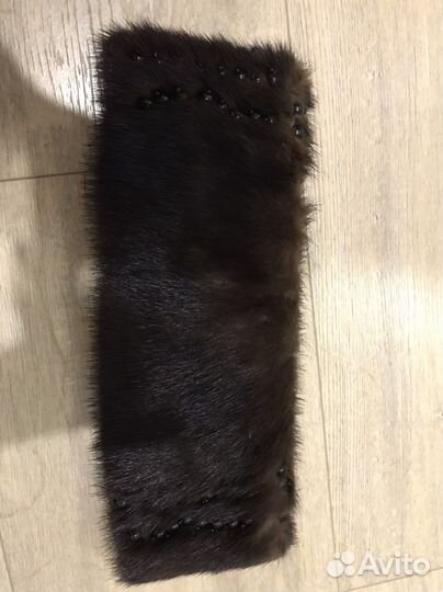 Норковая повязка на голову