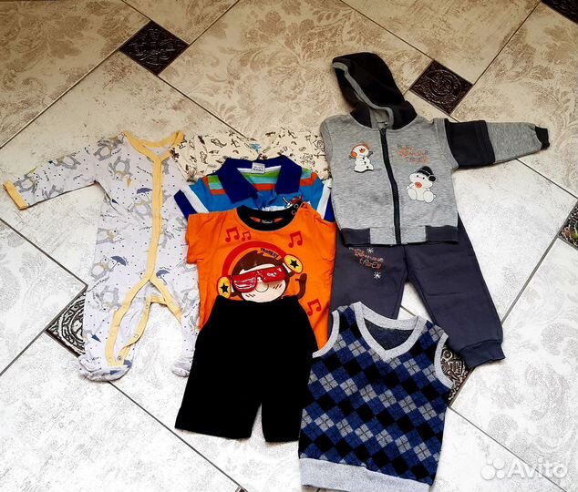 Детские вещи на мальчика от 0 до 1года