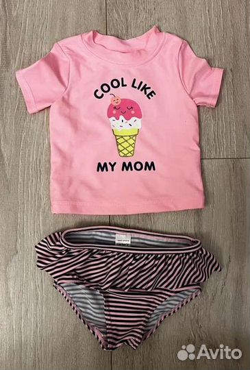 Купальные костюмы Carter's для девочек размер 12м
