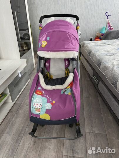 Санки коляска ника 7 2