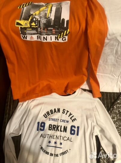 Новые вещи с бирками пакетом на мальчика 146