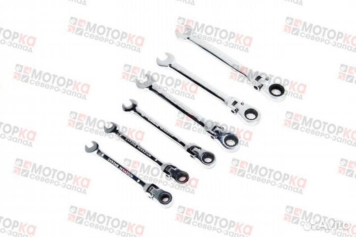 Набор инструментов ключей 11 предметов с трещоткой