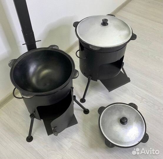 Казан 10 л чугунный узбекский