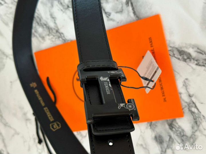 Мужской кожаный ремень