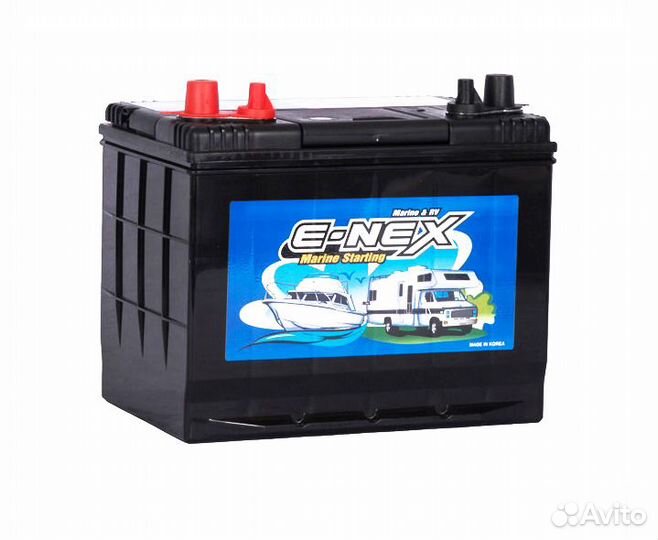 Акб E-NEX MV24 (starting power) 70Ah для катеров