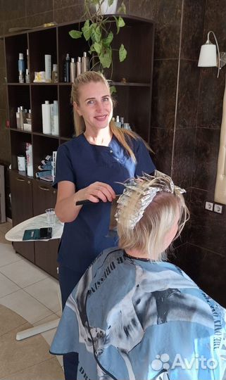 Стрижки покраска мелирование укладка