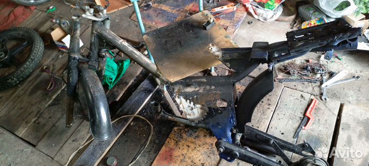 Мопед дельта разбор